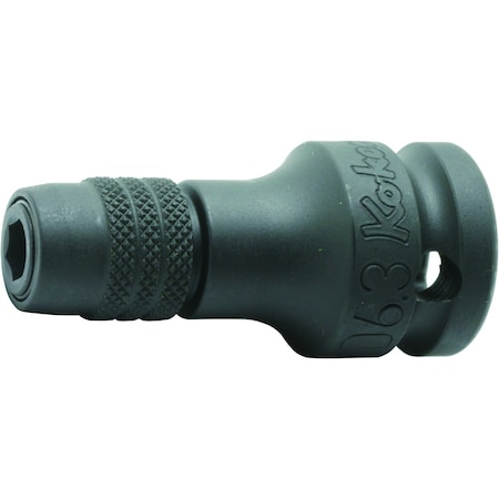 Ko-Ken Adaptor 1/4 For 1/4H Bit 55mm Locking Quick release 1/2 Sq. Drive 14142-D6.3